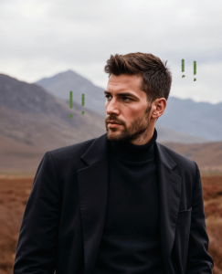 Hombre enfadado porque le importas