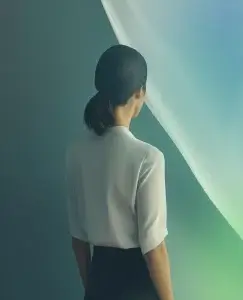 aparece una persona narcisista dando la espalda viendo hacia otro lado porque ha empezado a respetar a la otra persona